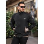 Nakış Armalı Mevsimlik Erkek Mont & Ceket Siyah - 3XL