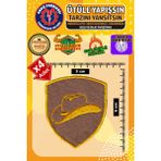 Nakış Fabrikası Ütü ile Yapışan Nakışlı Arma Yama, Şapka Ikon (4 Adet) Ütüyle Yapışan Nakış Dokuma Aplike Patch