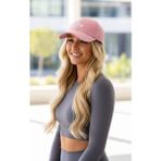 Nakış Logolu Kadın Baseball Şapka Ayarlanabilir Spor Günlük Cap (Aloyazılı) - Pembe - Standart