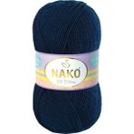 Nako 10094 Lacivert 1 Adet Elite Baby El Örgü İpi Tüylenmeyen Bebek Yünü