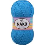 Nako 10119 Alaska Mavisi 1 Adet Elite Baby El Örgü İpi Tüylenmeyen Bebek Yünü