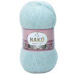 Nako 10471 Saraylı Mint Angora Lüks El Örgü İpi