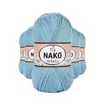 Nako 10482 Pırlanta Amigurumi 5 Adet Azur El Örgü İpi Yünü
