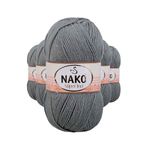 Nako 11537 5 Adet 100 gr Pastel Yeşil Süper İnci El Örgü İpi