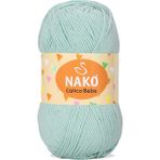 Nako 13281 Su Yeşili Calico Bebe Pamuklu Bebek ve Battaniye Örgü İpi