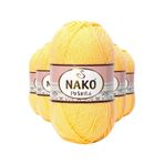 Nako 215 5 Adet Saman Sarı Pırlanta Amigurumi El Örgü İpi Yünü