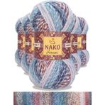 Nako 28132 5 Adet Hercai Ebruli El Örgü İpi