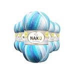 Nako 32455 5 Adet Okyanus Mini Batik Bebe El Örgü İpi