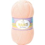 Nako 3701 Soft Şeftali 1 Adet Elite Baby El Örgü İpi Tüylenmeyen Bebek Yünü