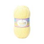 Nako 5 Adet Elit Baby Anti-Pilling El Örgü Ipi Bebek Yünü Tüylenmez Bebe Yünü 3664 Limon