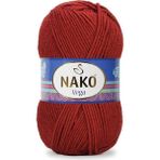 Nako 5 Adet Vega El Örgü Ipi 6679 Kremit - Koyu Kremit