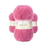 Nako 6578 Koyu Pembe 3 Adet Paris El Örgü İpi Yünü