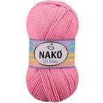 Nako 6837 Pembe 1 Adet Elite Baby El Örgü İpi Tüylenmeyen Bebek Yünü