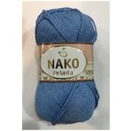 Nako 6976 Canlı Mavi Pırlanta 100 gr El Örgü İpi