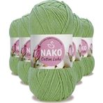 Nako 97578 Çağla 5 Adet Cotton Lüks Yelek Tunik Kazak Bluz Hırka İpi Yünü
