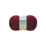 Nako 999 Bordo Renk Vizon Premium Akrilik El Örgü İpi Yünü
