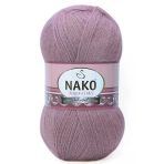 Nako Angora Luks 10215 Ortanca 5 Adet Örgü İpi
