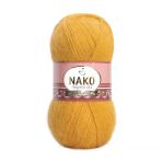 Nako Angora Luks 1636 Parlak Altın 5 Adet Örgü İpi