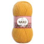 Nako Angora Lüks 1636 Parlak Altın El Örgü İpi