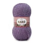 Nako Angora Luks 21360 Lila Muline 5 Adet Örgü İpi