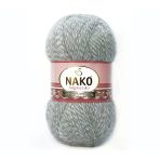 Nako Angora Luks 21422 Galaktik Gri Muline 5 Adet Örgü İpi