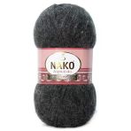 Nako Angora Luks 23328 Antrasit 5 Adet Örgü İpi