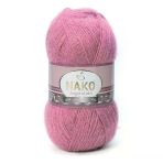 Nako Angora Luks 6682 Gül 5 Adet Örgü İpi