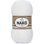 Nako Calico Beyaz 208 (5 Adet) Örgü Ipi