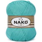 Nako Calico Pamuk Cotton El Örgü İpi İpliği Yünü 10873 Sema Yeşili