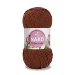 Nako Cotton Luks 100 gr 1 Adet 97556 Kızıl Kahve