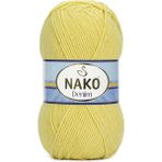 Nako Denim Pamuk Cotton El Örgü Ipi 100 gr - 10598 Sarı