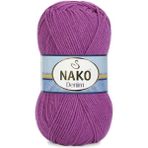 Nako Denim Pamuk Cotton El Örgü Ipi 100 gr - 6958 Mor