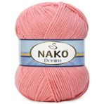 Nako Denim Pamuk Cotton El Örgü İpi İpliği Yünü 11452 Pudra