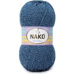Nako Elit Baby 21350 Mavi Lacivert Muline El Örgü İpi