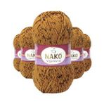 Nako No: 31750 5 Adet Vega Tweed Premium Akrilik El Örgü İpi Yünü
