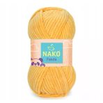 Nako Panda Kadife Ip Sarı 3052 5 Adet Örgü İpi