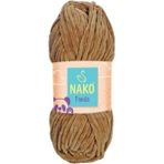Nako Panda Kadife Örgü Ipi 14220 /5 Adet - Yok - Açık Kahve