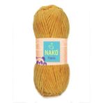 Nako Panda Kadife Örgü Ipi 3086 /5 Adet - Yok - Hardal