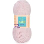 Nako Panda Kadife Örgü Ipi 3092 /5 Adet - Yok - Toz Pembe