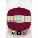 NAKO Panda - Şarap (3089) - 5'li Paket - 100gr/120m - Kadife El Örgü İpi - Amigurumi Punch İpi