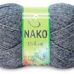 Nako Rekor 193 Koyu Gri Melanj Örgü İpi