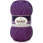 Nako Spaghetti 11209 Örgü Ipi / 5 Adet - Yok - Mor