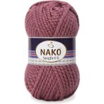 Nako Spaghetti 327 Gül Kurusu El Örgü İpi