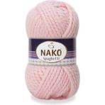 Nako Spaghetti Örgü Ipi 10639 / 5 Adet - Yok - Pudra