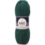 Nako Spaghetti Örgü Ipi 3444 / 5 Adet - Yok - Koyu Yeşil