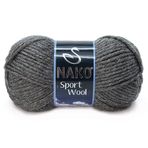 Nako Sport Wool 193 Koyu Gri Melanj El Örgü İpi