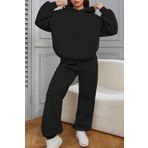 NAKRUF Kadın Oversize Kapüşonlu Eşofman Takımı Kışlık Içi Pamuklu
