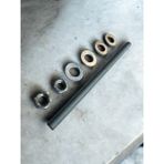 Nalbur Bakkal 25 cm Galveniz M8 Gijon Tij ve Saplama Seti Pul Somun 4 Set - M10-25cm