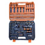 Nalburcenter 1/2-1/4 108 Parça Profesyonel Cr-V Kaplama Lokma Takımı
