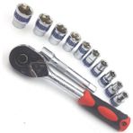 Nalburkent Dekecr-V Lokma Takımı 1/2" Cırcırlı 12 Parça Crv G-10052 - 1/3 - Kırmızı